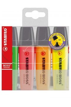STABILO BOSS 70 set od 4 boje: Šareni markeri za učenike i