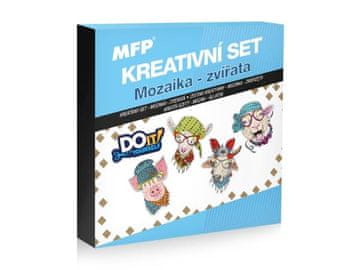 StudioArt Mozaik Kit Kreativna avantura sa šarenim životinjama