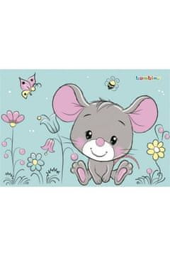 Bambino Mouse Dvostrano laminirana školska prostirka za učenje s