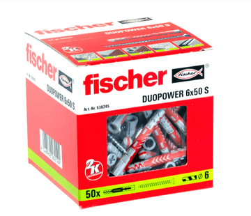 Fischer duopower 6x50mm S + vijci (50 kom)