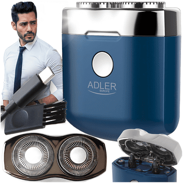 Adler AD 2937 putna brivica s dvije glave, USB