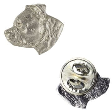 Staffordshire Bull Terrier, Staffik, Staffi - broš za psa u poklon kutiji, elegantna igla, igla za rever marke