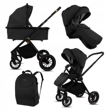 Babylux CASTOR 2-u-1 kolica, gondola, lagana, sklopiva