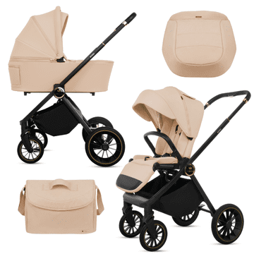 Babylux ROSSO 2-u-1 kolica, gondola, lagana, sklopiva