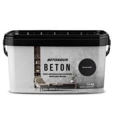 BE BETON dekorativni efekt za zidove koji imitiraju beton - Crni - 14 kg