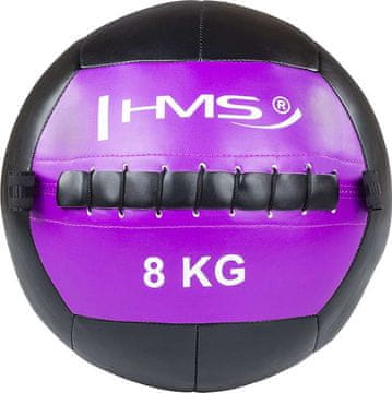 Zidna lopta 8 kg HMS crossfit lopta za trening bacanja sa zida, čučnjeva i trbušnih mišića.
