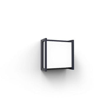 Alutec Qubo antracit LED 9,5 W 4000K IP54 vanjska zidna svjetiljka