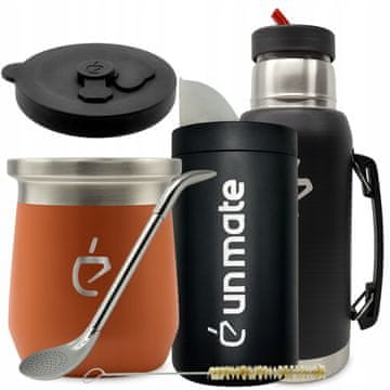 Un Mate Komplet za Yerba Mate: Termolid DualFlow, yerbera, bombilla, matero