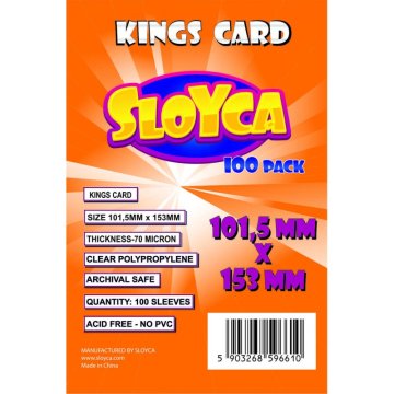 KINGS OMOT ZA KARTICE 101,5x153mm 100 kom.