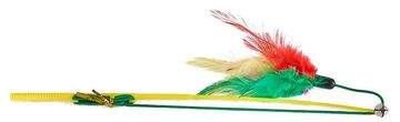 ORO | Štap za pecanje s perjem i zvonom | 32 cm - Šareni štap za pecanje 32 cm