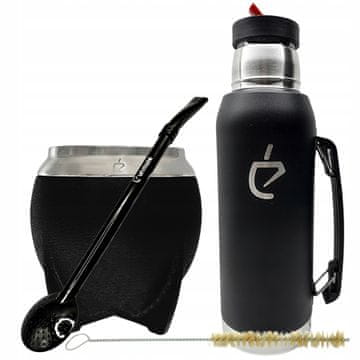 Un Mate Kompletan TORPEDO set za yerba mate: INOX matero tikva, bombilla, termosica
