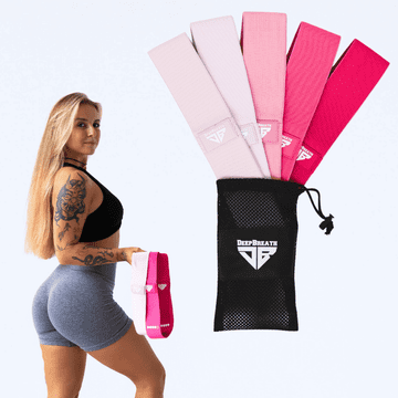 Trake za vježbanje od tkanine - Mini traka Pink Passion