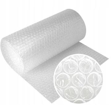 RAFAEL Mjehurićasta folija 30 cm x 100 m, 2-slojna LDPE prozirna zaštitna