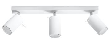 SOLLUX lighting Stropna lampa RING 3L bijela