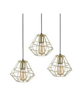 TK Lighting Viseća lampa DIAMOND GOLD 4111