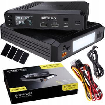 Powerbank za AUTO KAMERE ENERGY WELL P6 8000mAh 102.4Wh zaslon