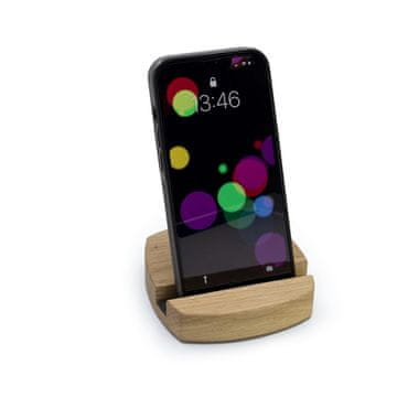 Zaobljeni organizator za telefon, hrast