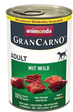 Animonda | Gran Carno | Hrana za pse - konzerva 400 g - Divljač 400 g