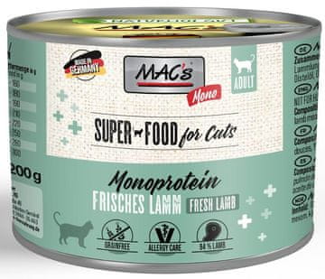 MAC's Mačka | monoprotein | konzerva 200 g - Janjetina 200 g