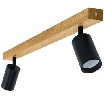 wood MODERNA lampa - 2 x GU10 - D=60 cm