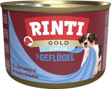 Rinti | Gold Junior | Konzerva 185 g - Perad 185 g
