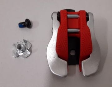 TCX Comp Evo/X-Helium kopča za čizme srebrna/crvena N