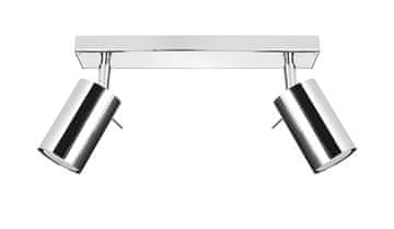 SOLLUX lighting Kromirana stropna svjetiljka RING 2