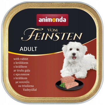Animonda Dog | Vom Feinsten Adult | Mokra hrana za pse - 150 g poslužavnik - Zec 150 g