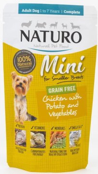 Naturo Mini | Vrećica za pse 150 g - ODRASLA piletina s krumpirom i povrćem 150 g