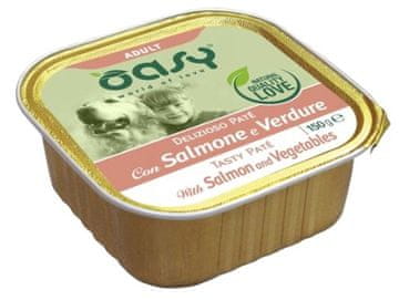 Oasy Dog | Delizioso Pate | Hrana za odrasle pse 150g - Losos s povrćem 150g