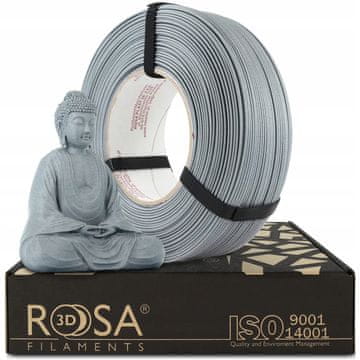 FILAMENT 3D ReFill PLA-CF Matt kameno hladno siva (1kg / 1,75mm)