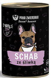 Paka Zwierzaka Pet Paka | Sedma luka | Mokra hrana za pse 400 g - Svinjski kare sa šljivama 400 g