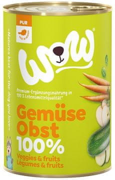 WOW | Monoproteinska hrana za pse | 400g konzerva - Gemüse Obst - Povrće i voće 400g