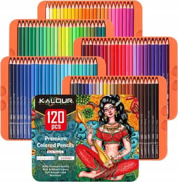 SET OD 120 PROFESIONALNIH UMJETNIČKIH BOJICA U BOJI