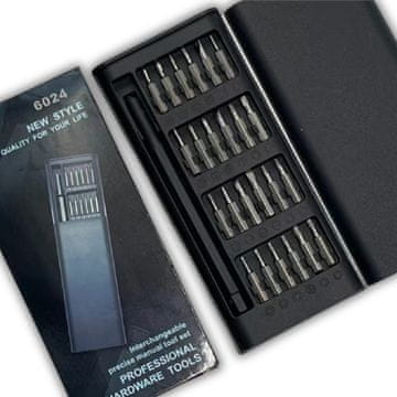 25-u-1 SET PRECIZNIH ODVIJAČA TORX MAGNETSKI ODVIJAČI PRO BITOVI