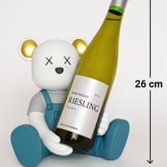 33 2 stalka za vino s medvjedićem
