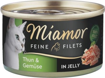 Miamor | Fini fileti u želeu | 100 g konzerva - Tuna s povrćem 100 g