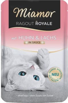 Miamor | Ragout Royale u umaku | Vrećica od 100 g - Piletina i losos 100 g