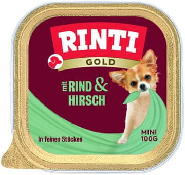 Rinti | Zlatni mini | Pladanj 100g - Jelen s govedinom 100g