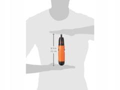 Black+Decker Wkrętak Elektryczny Śrubokręt Wkrętarka Black&Decker A7073+Zestaw Bitów 6V