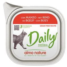 Almo Nature | Dnevna hrana za mačke 100 g - Govedina 100 g