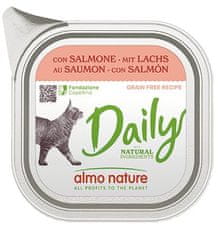 Almo Nature | Dnevna hrana za mačke 100 g - Losos 100 g