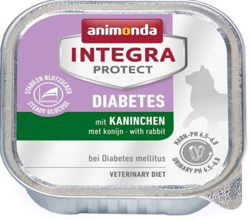 Animonda Cat | Integra Protect Diabetes | Mokra hrana za dijabetične mačke - pladanj od 100 g - Zec 100 g