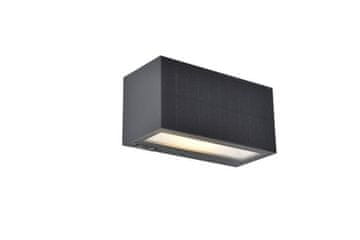Alutec INKA HYBRID Siva PIR LED 9W 3000K IP44 Vanjska zidna svjetiljka