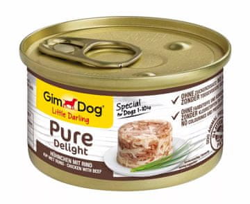 GimDog | Little Darling Pure Delight | Konzerva od 85 g - Piletina i govedina 85 g