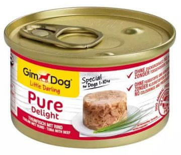 GimDog | Little Darling Pure Delight | 85g konzerva - tuna i govedina 85g