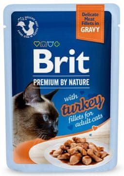 Brit Premium Cat | Fileti u umaku | 85 g - Puretina 85 g