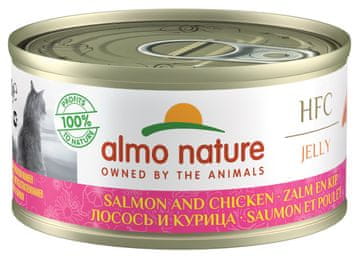 Almo Nature | HFC žele | 70 g konzerva - losos i piletina 70 g