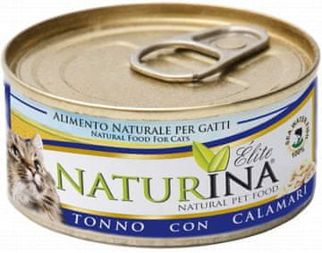 | Elite Wet Cat | 70g konzerva - Tuna s lignjama 70g