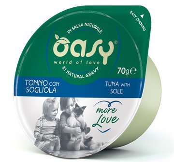 Oasy Cat | Više ljubavi | Zelena čaša 70 g - Tuna sa soli 70 g